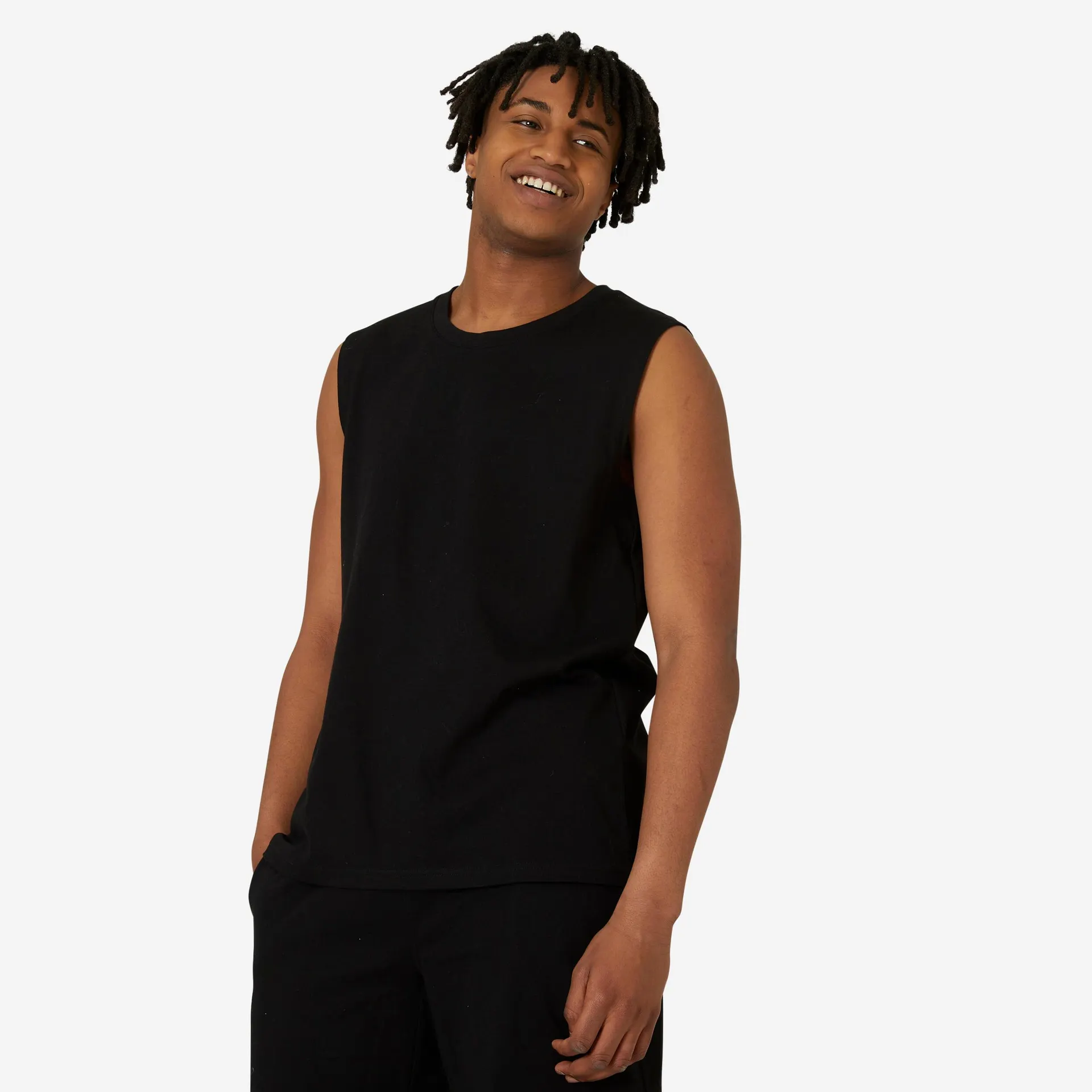 Camisole de sport homme – 500 noir