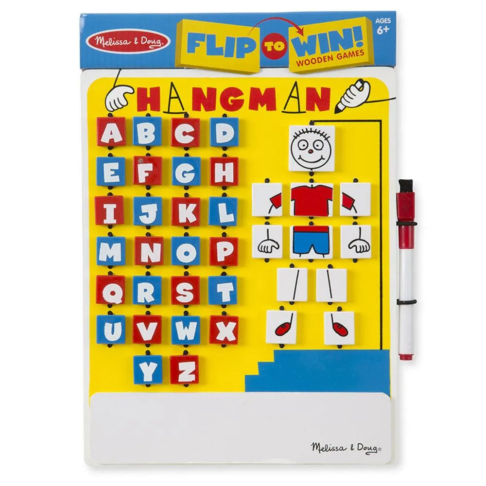 Melissa & Doug Jeu de voyage Flip-to-Win Hangman
