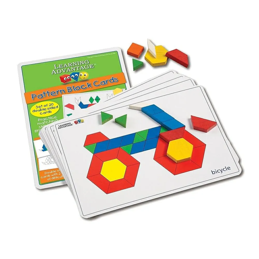 Learning Advantage Pattern Block Cards, Grade K - 4