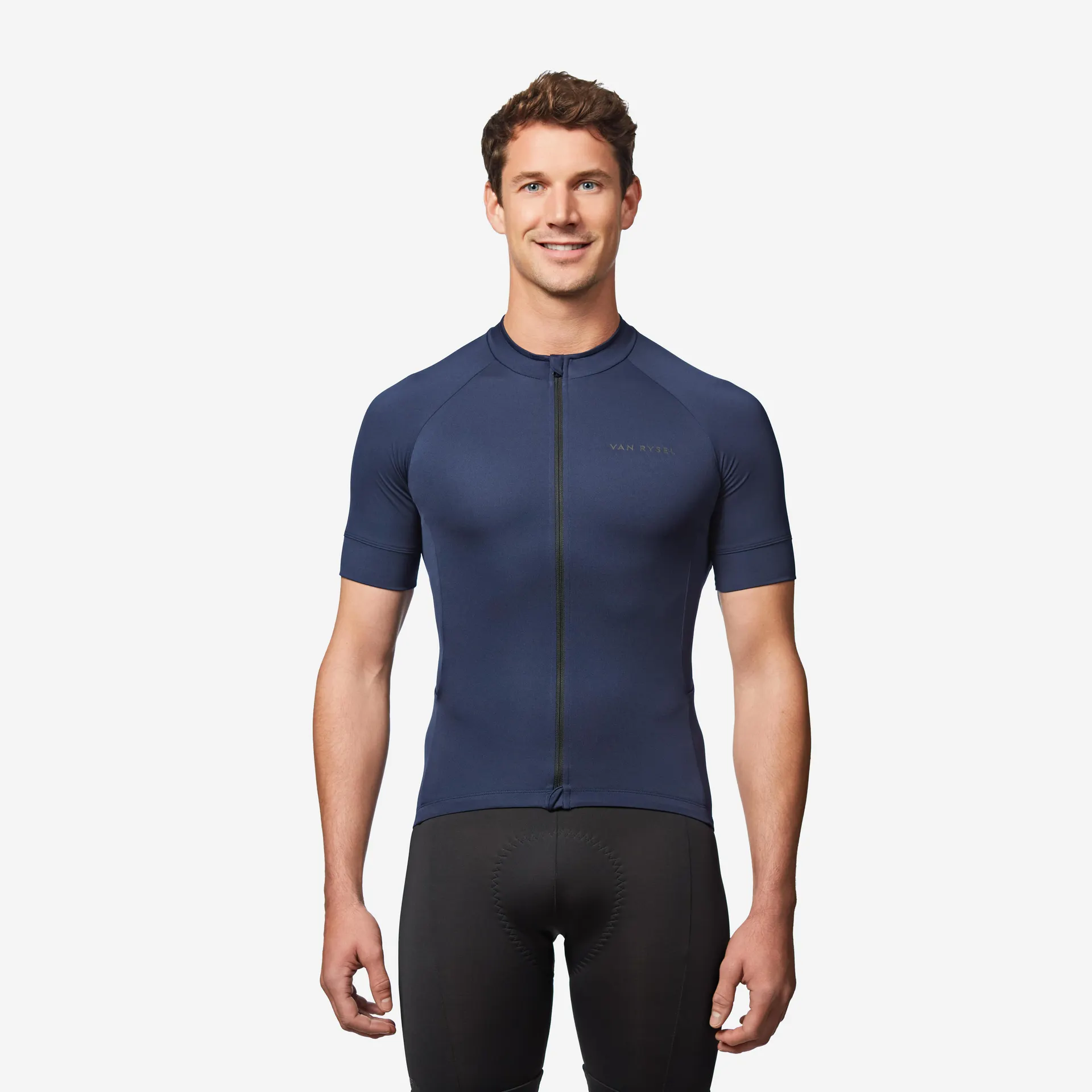 Maillot de vélo de route été à manches courtes régulier homme, Discover