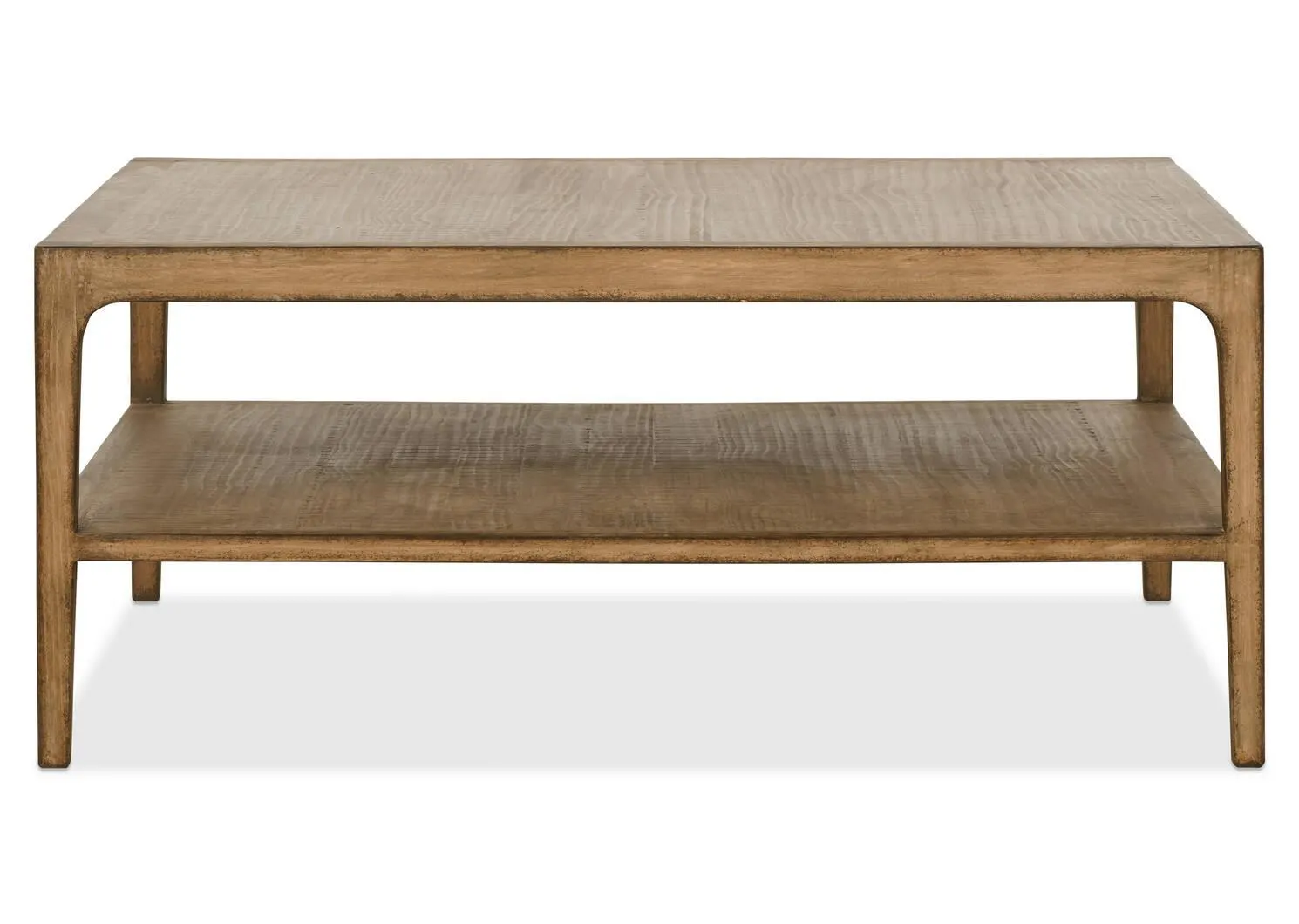 Table basse carrée Dundas en bois récupéré -Hughes bière