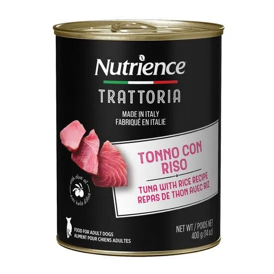 Repas Trattoria de thon avec riz pour chiens, 400 g