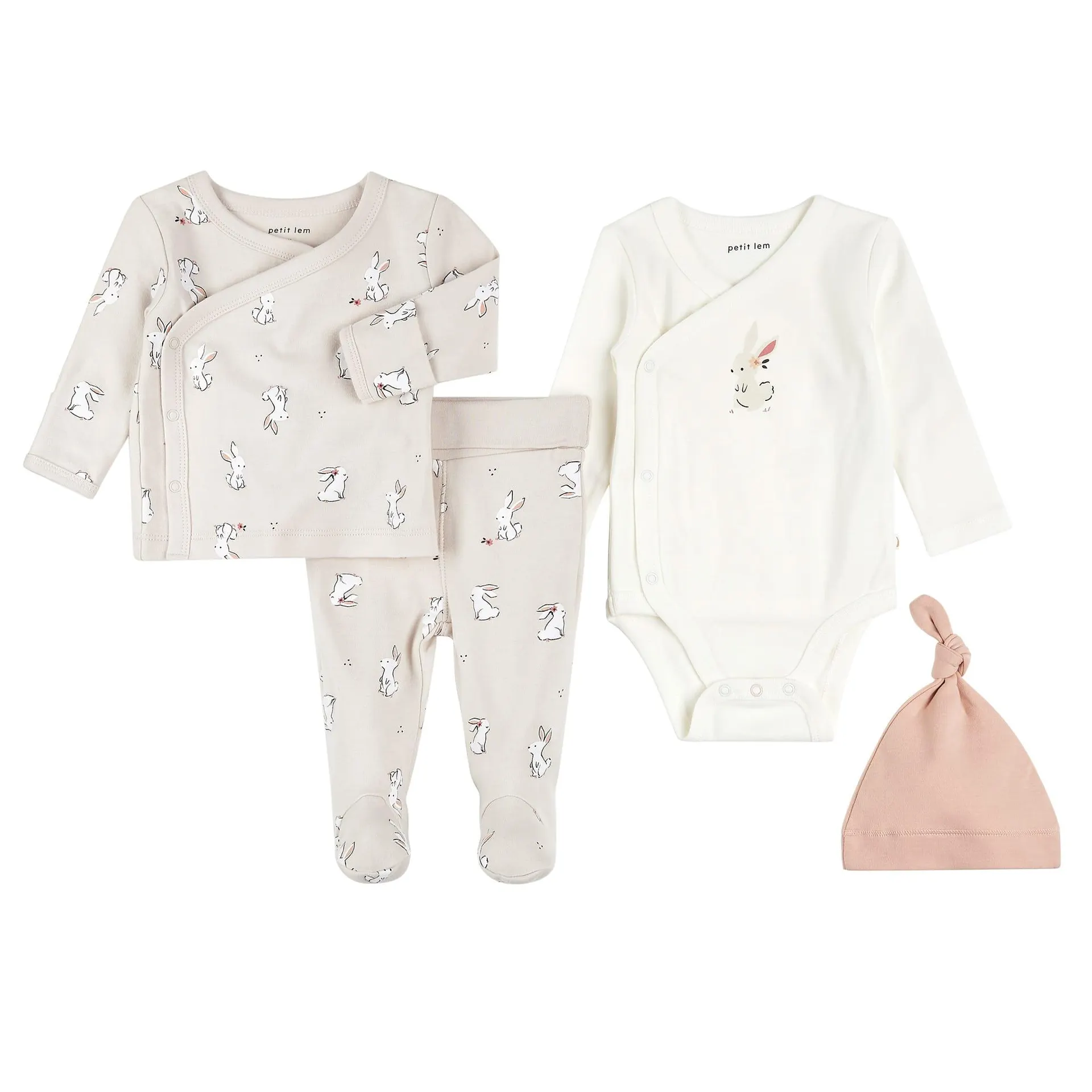 Bunnies Preemie 4 Pieces Set
