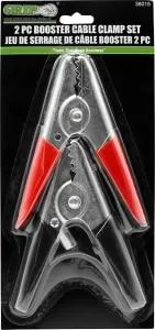 2 pc Booster Cable Clamp Set