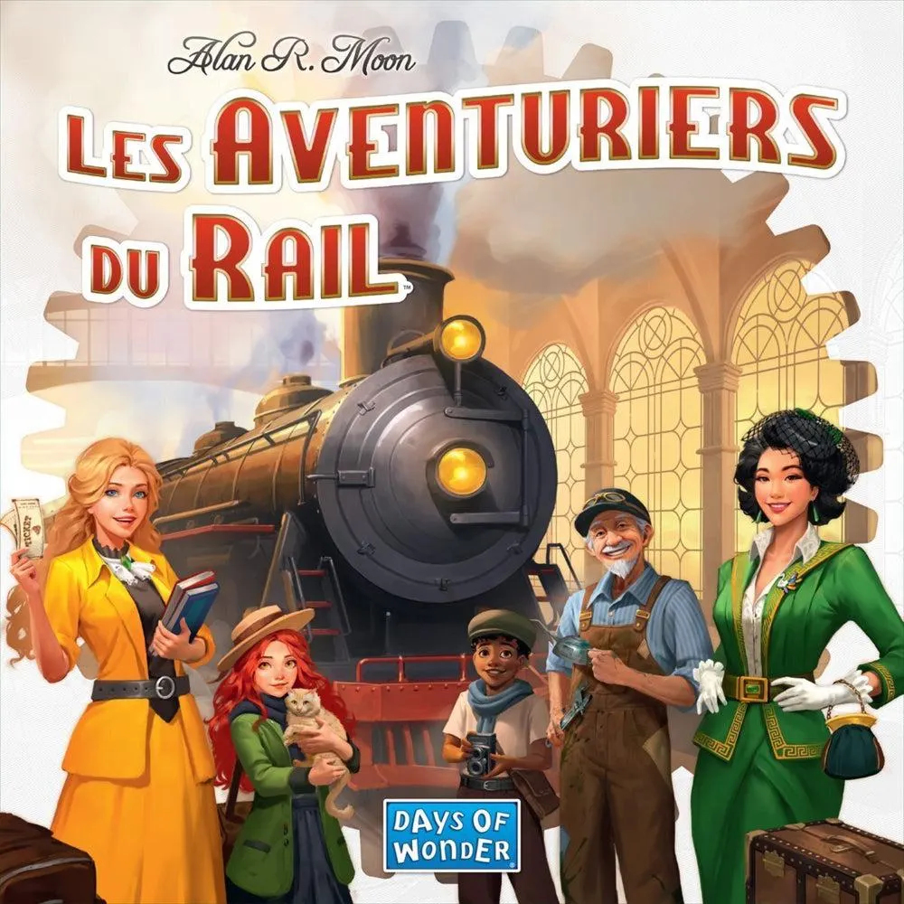 Days of Wonder - Les Aventuriers Du Rail Refresh - 2 à 5 Joueurs - Français - À Partir De 8 - Ans 45 à 60 Minutes De Jeu