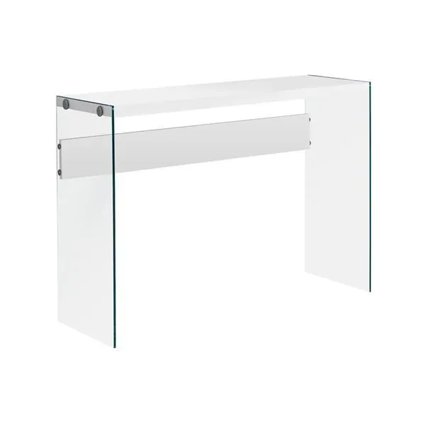 Table d'appoint Monarch, 44 po x 32 po, composite, blanc