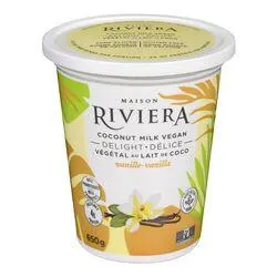 Vanilla Flavoured Coconut Milk Based Yogurt Style