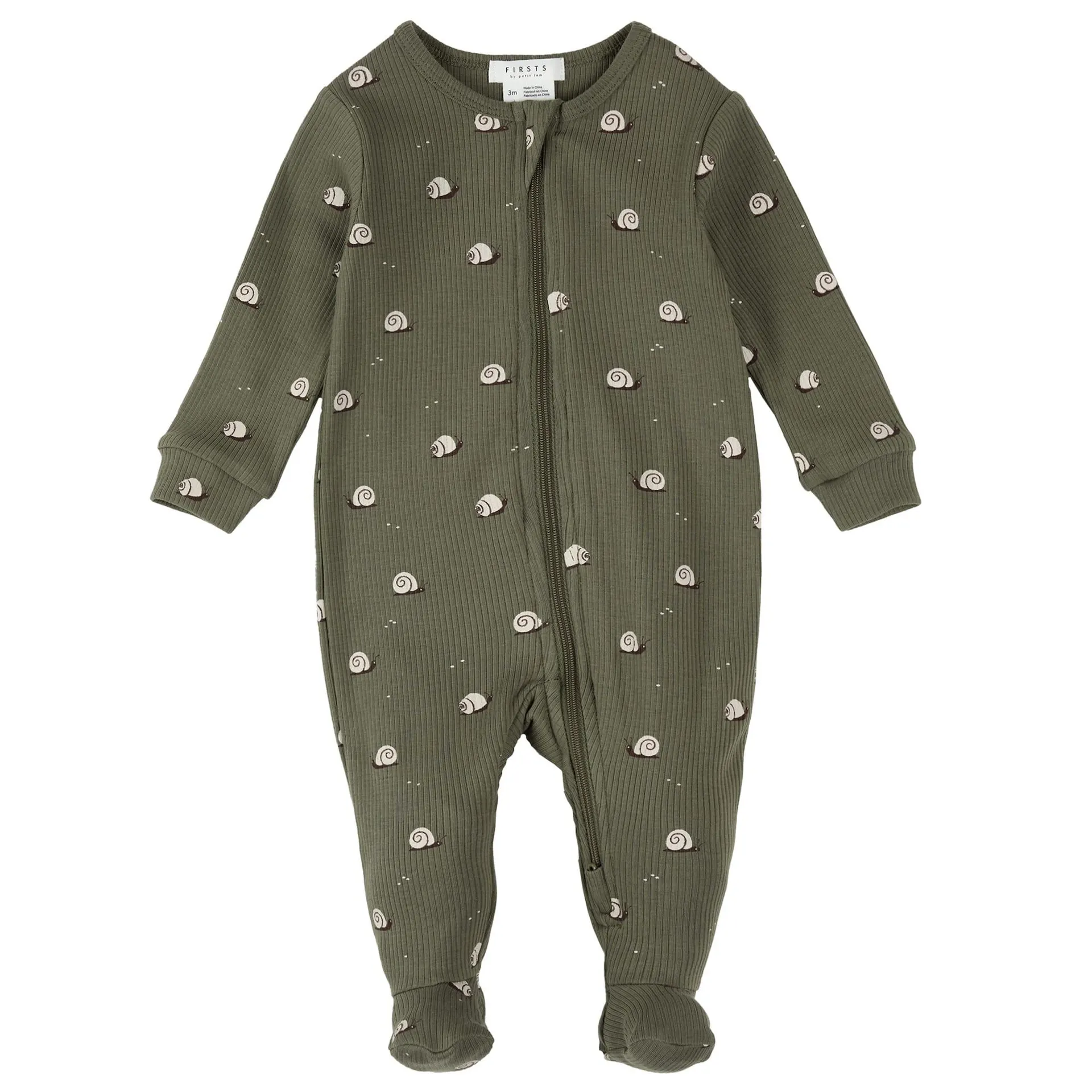 Otter Snail Pajamas 0-12m