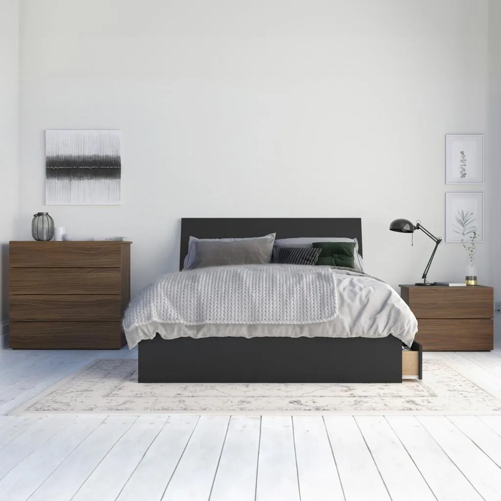 Mobilier de chambre à coucher double 4 mcx