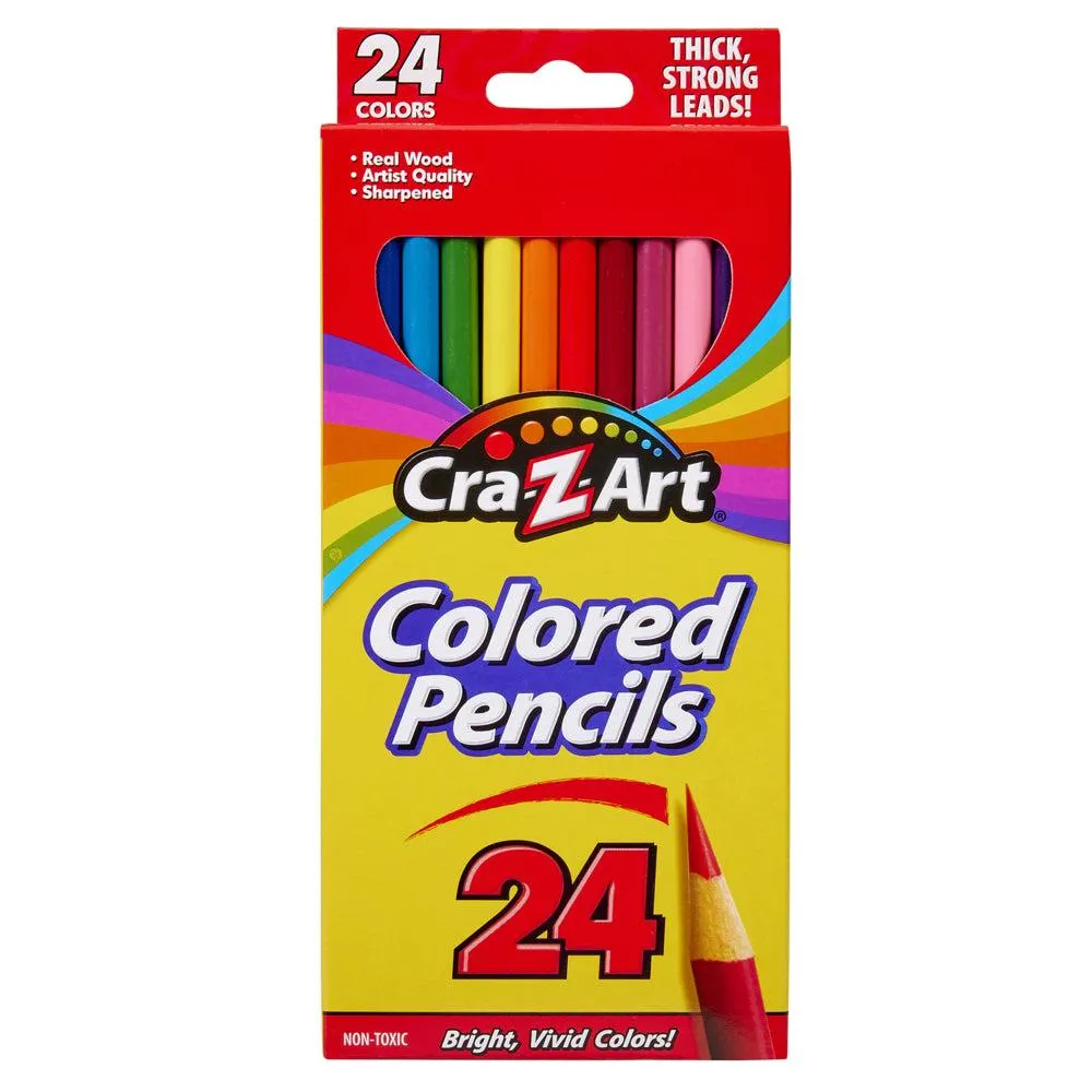 Cra-Z-Art - Crayons de couleur - Paquet de 24