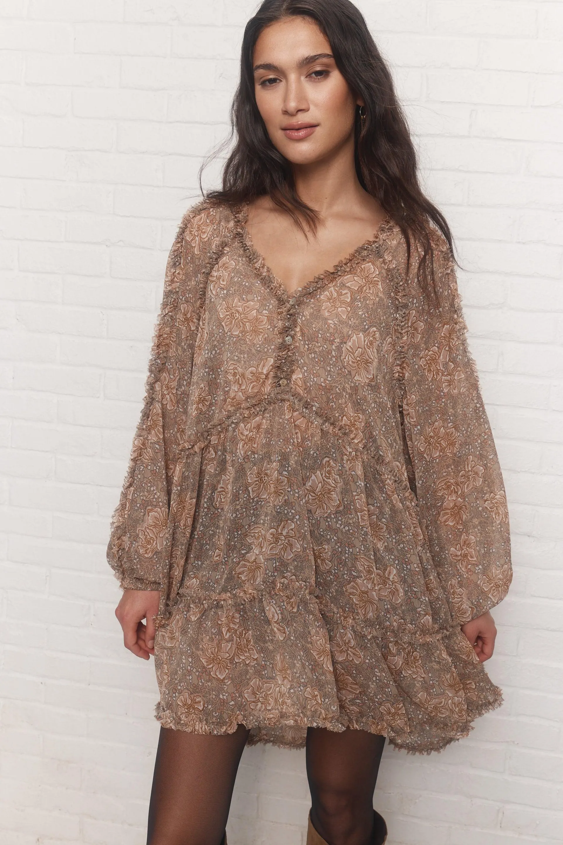 Felicity | Robe brune