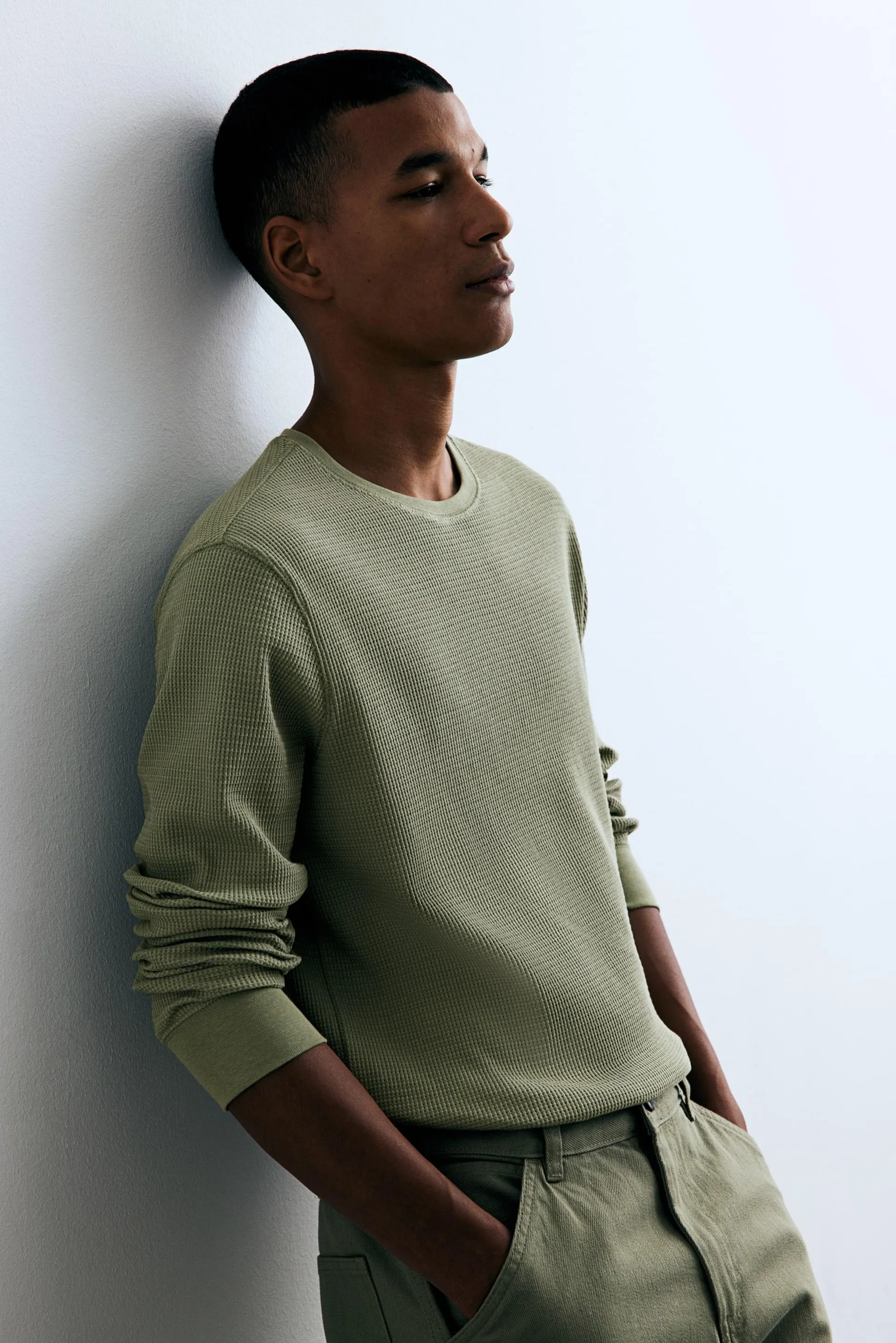 T-shirt Coupe Amincie en jersey gaufré