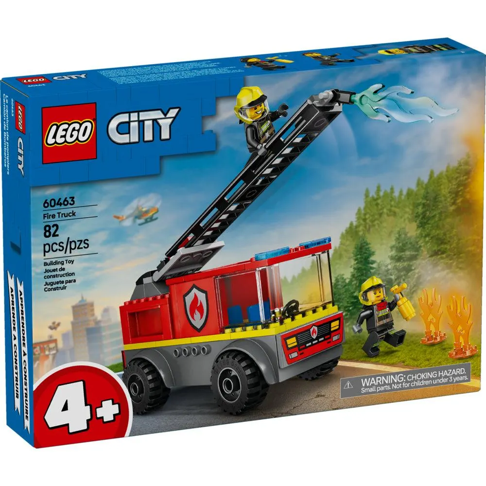 LEGO - Camion échelle de pompiers City - 82 pièces