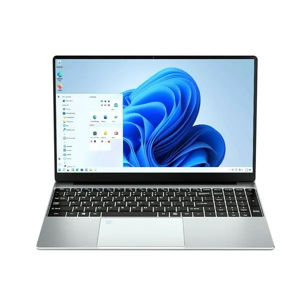 FUNXUN Windows 11 Ordinateur Portable 15.6 Pouces 1920x1080 Écran FHD IPS 16 Go DDR4 512 Go Intel Celeron N5095 Clavier Rétroéclairé Complet Lecteur d'Empreintes Digitales WIFI 2.4/5G, BT