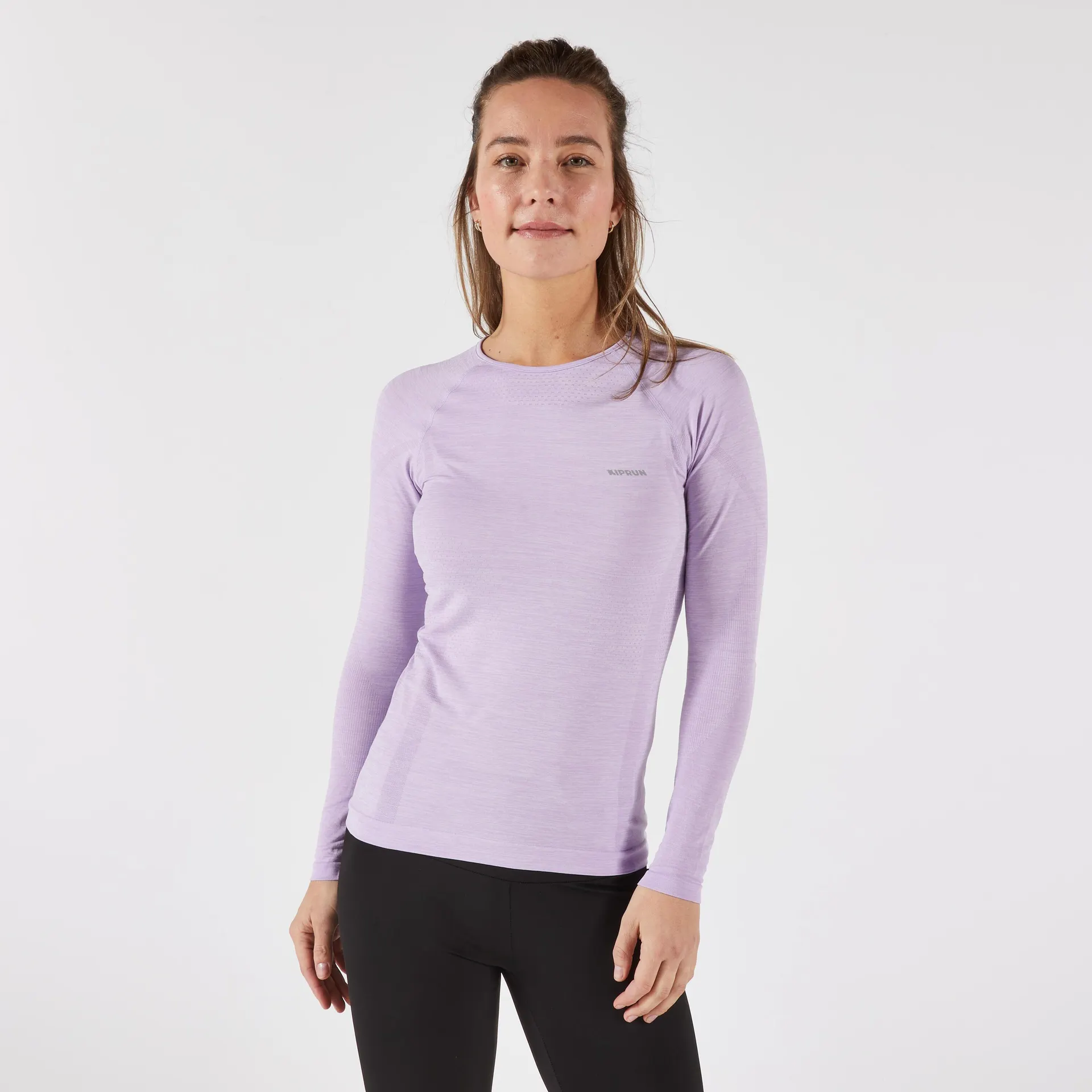 Chandail de course à manches longues sans coutures femme, Run 500