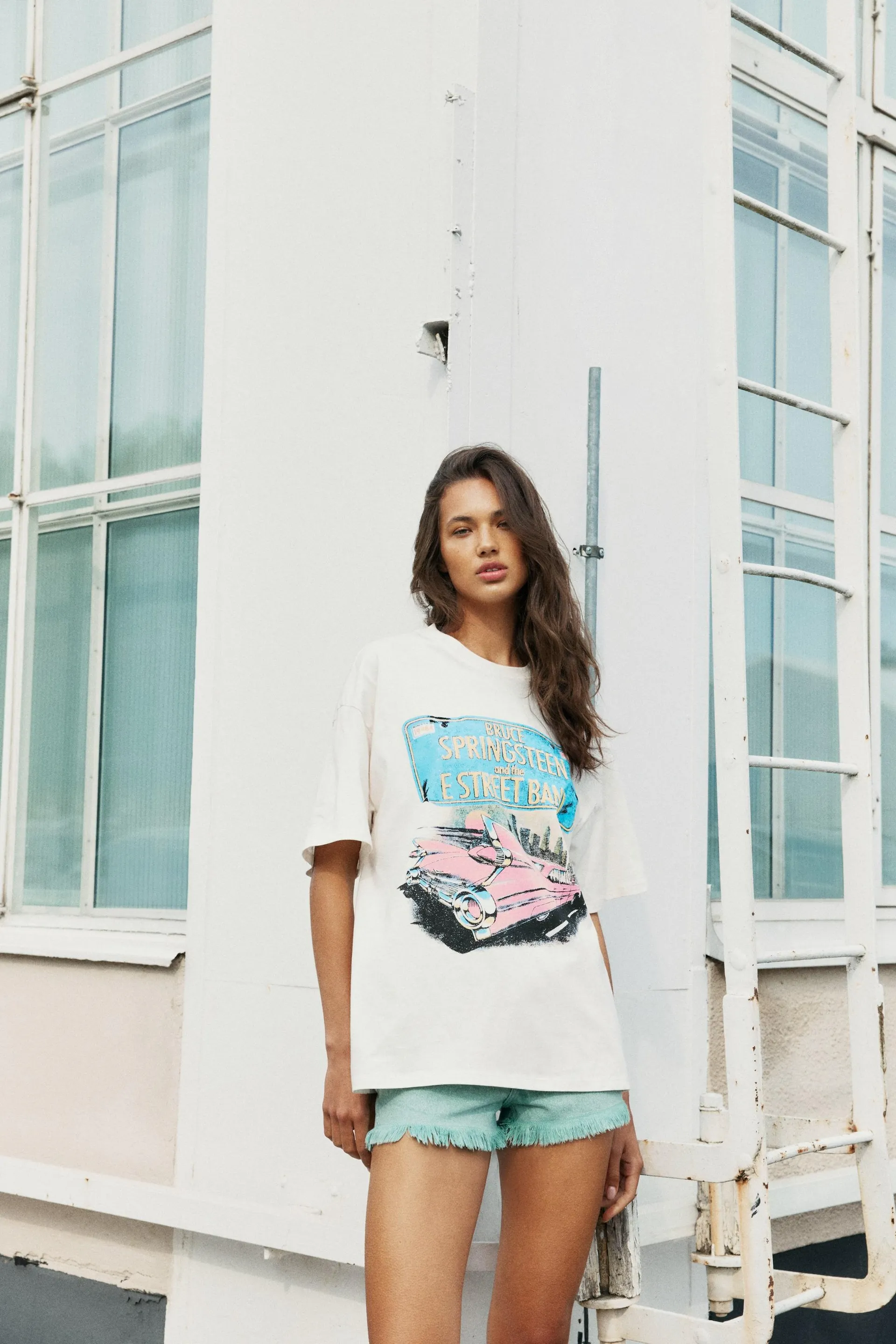 T-shirt ample imprimé