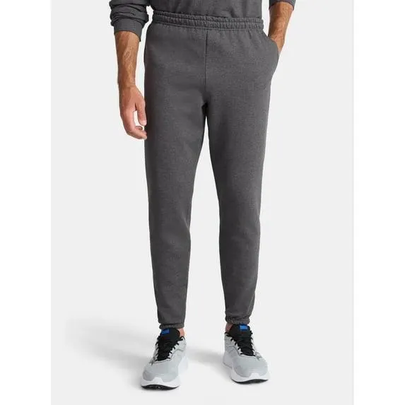 Athletic Works Men's & Big Men's Fleece Elastic Bottom Sweatpants, Sizes XS-5XL