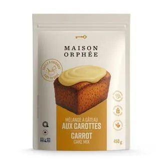 Mélange gâteau aux carottes