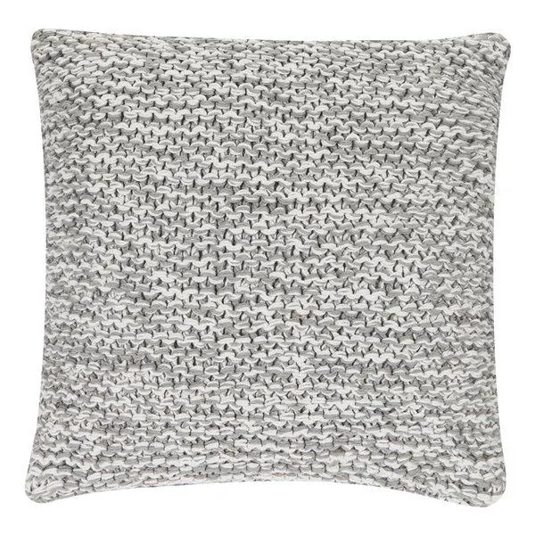 Coussin décoratif carré taupe de 18 po x 18 po Lisan par Gouchee Home