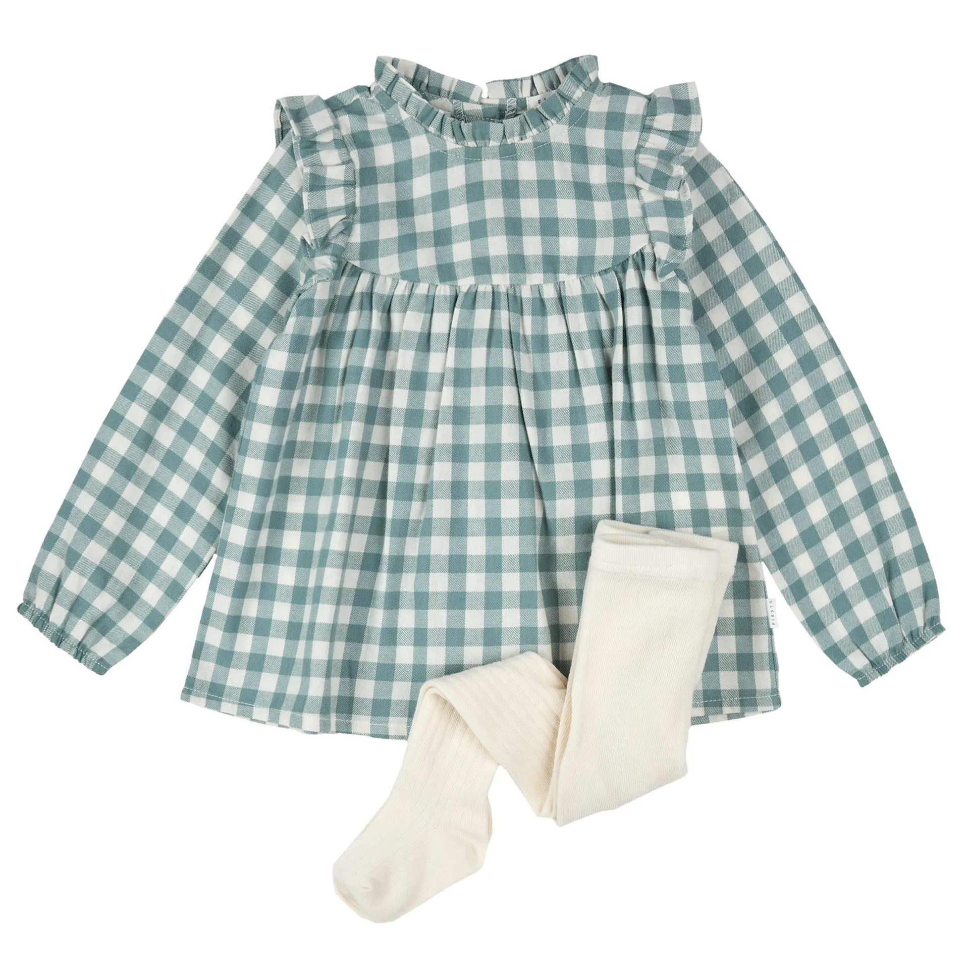 Fig Checkered Dress 3-24m