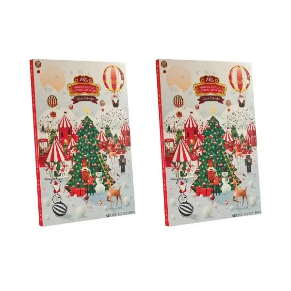 Ickx Advent Calendar With Assorted Belgian Christmas Chocolates, 2 × 295 g