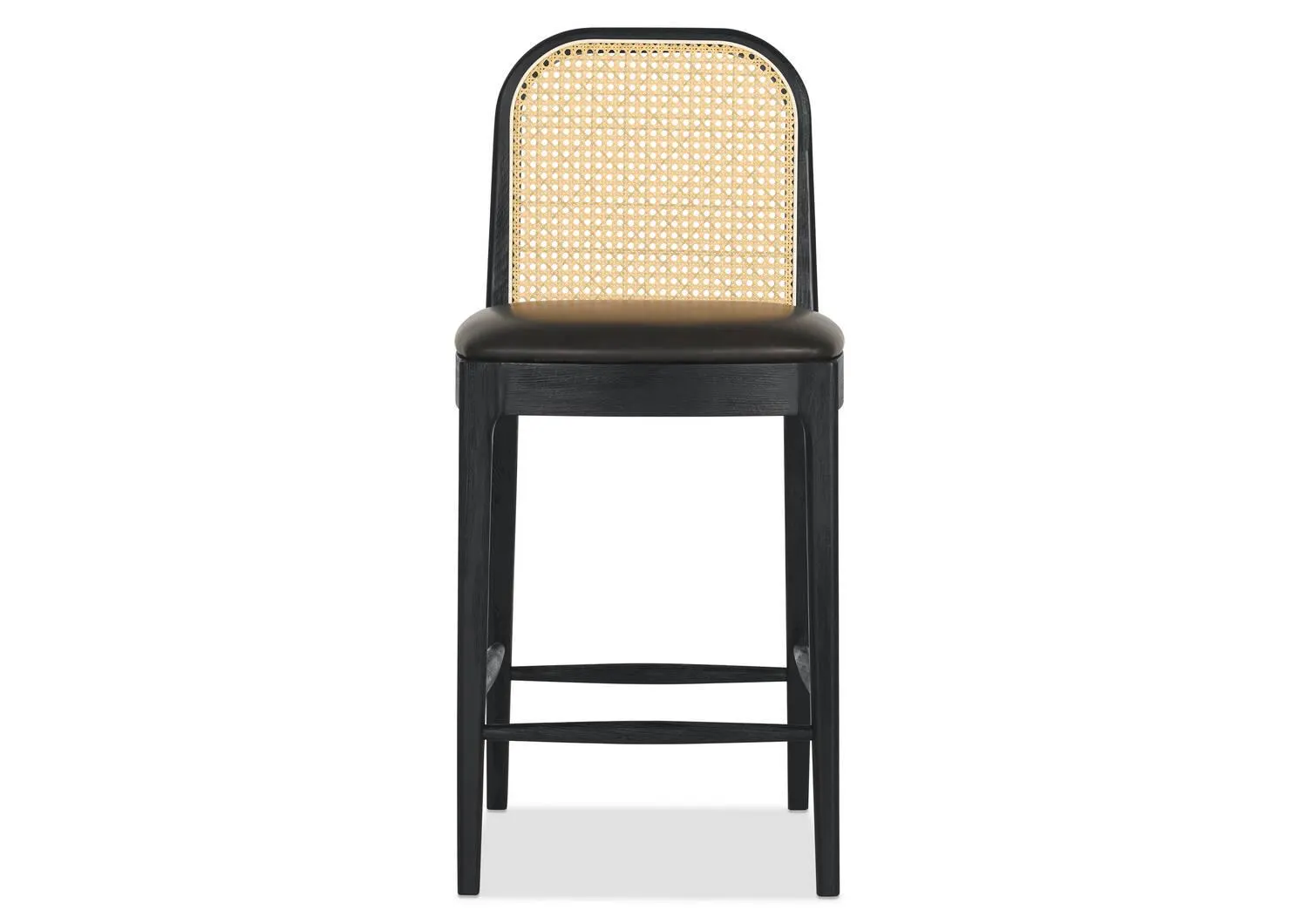 Tabouret Foye -Triton noir/naturel