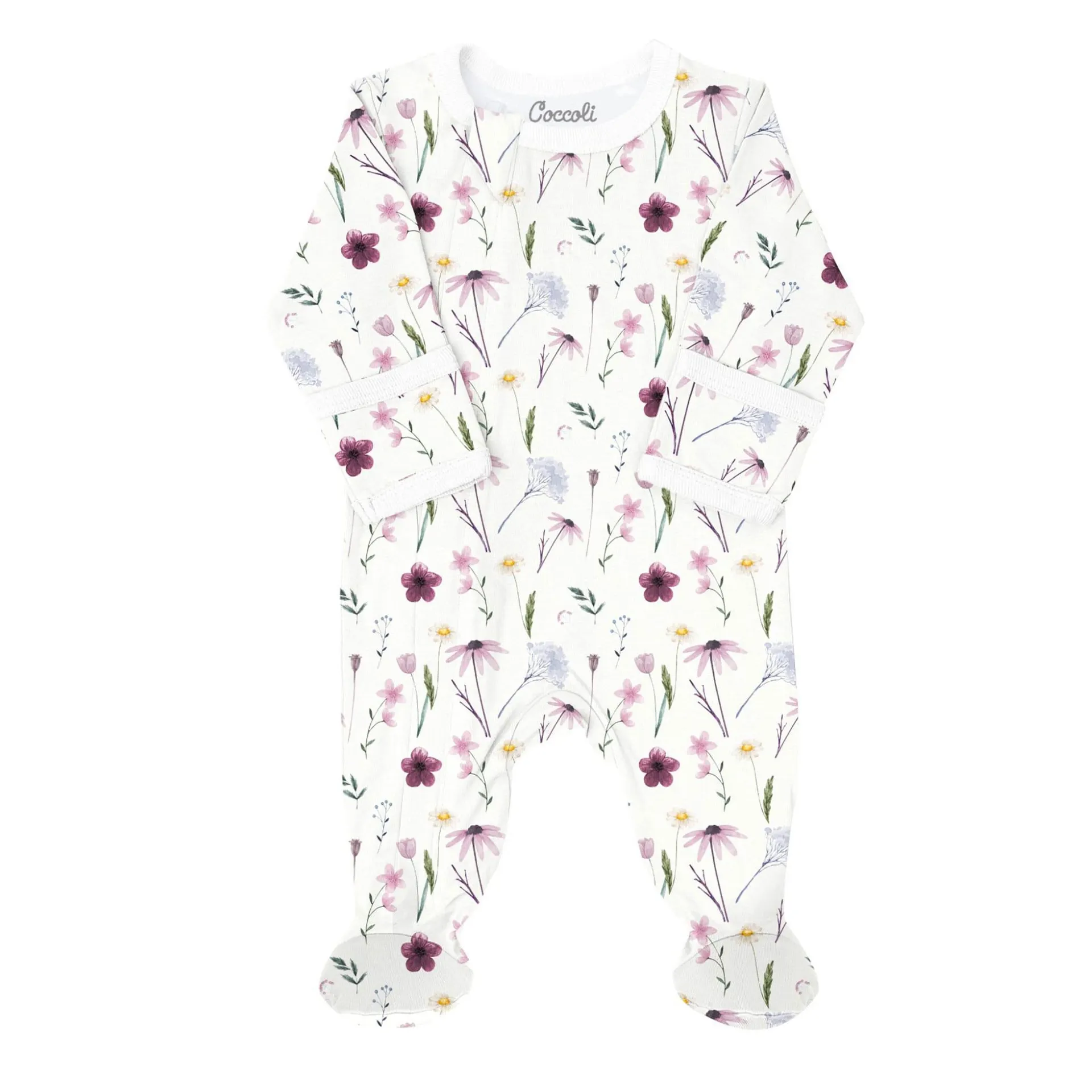Flowers Pajamas 1-18m