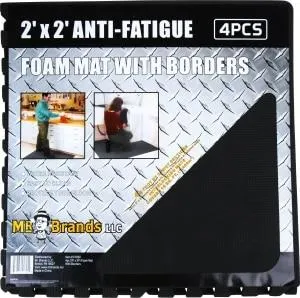 4 pk 24 x 24 in. Interlocking Floor Mats