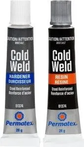 Cold-Weld Steel Reinforced Epoxy