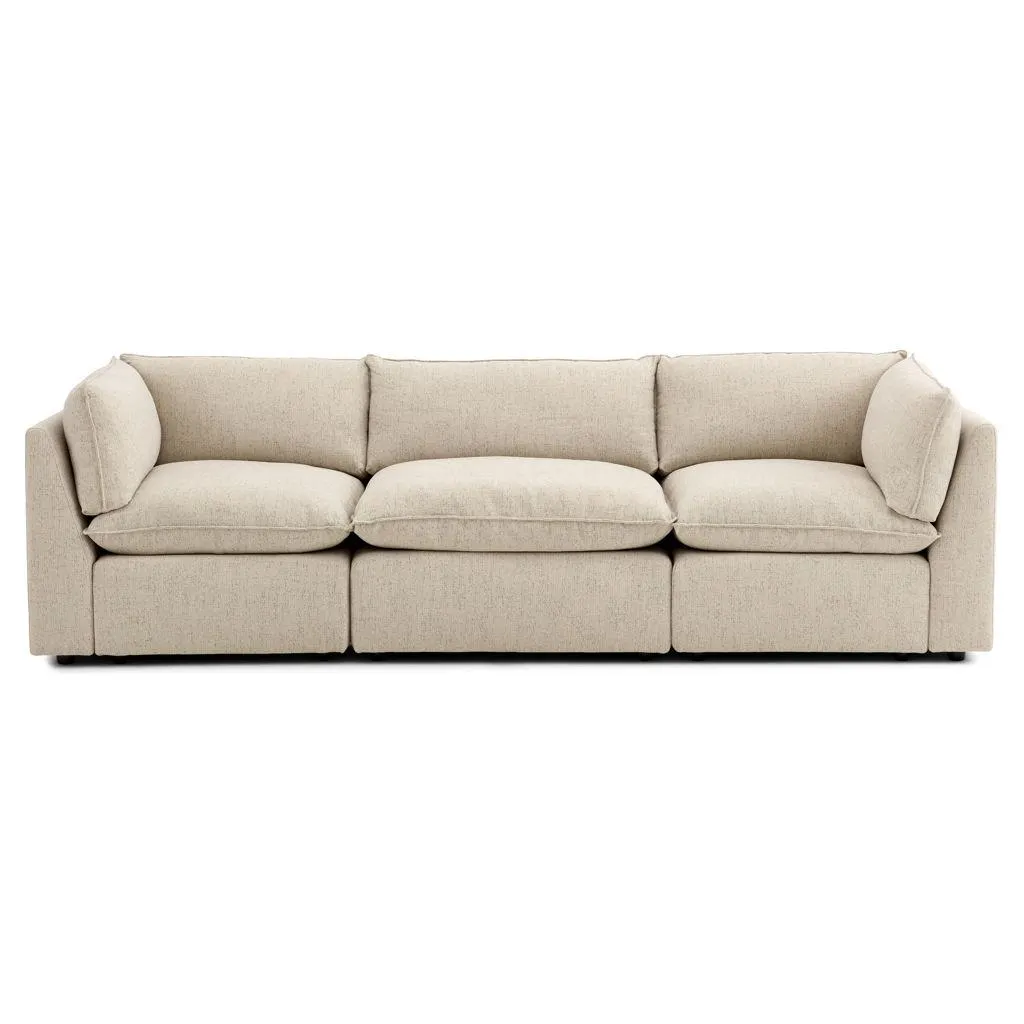 Sofa modulaire en tissu 2 pièces