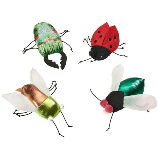 Jouet insecte bourdonnant pour chats, 1 unité assorti