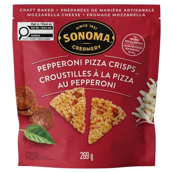 Sonoma Creamery Pepperoni Pizza Crisps, 269 g