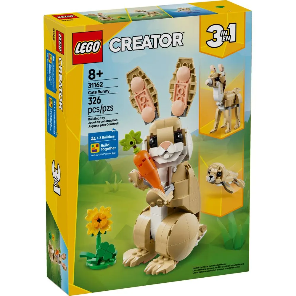 LEGO - Creator Lapin mignon - 326 pièces
