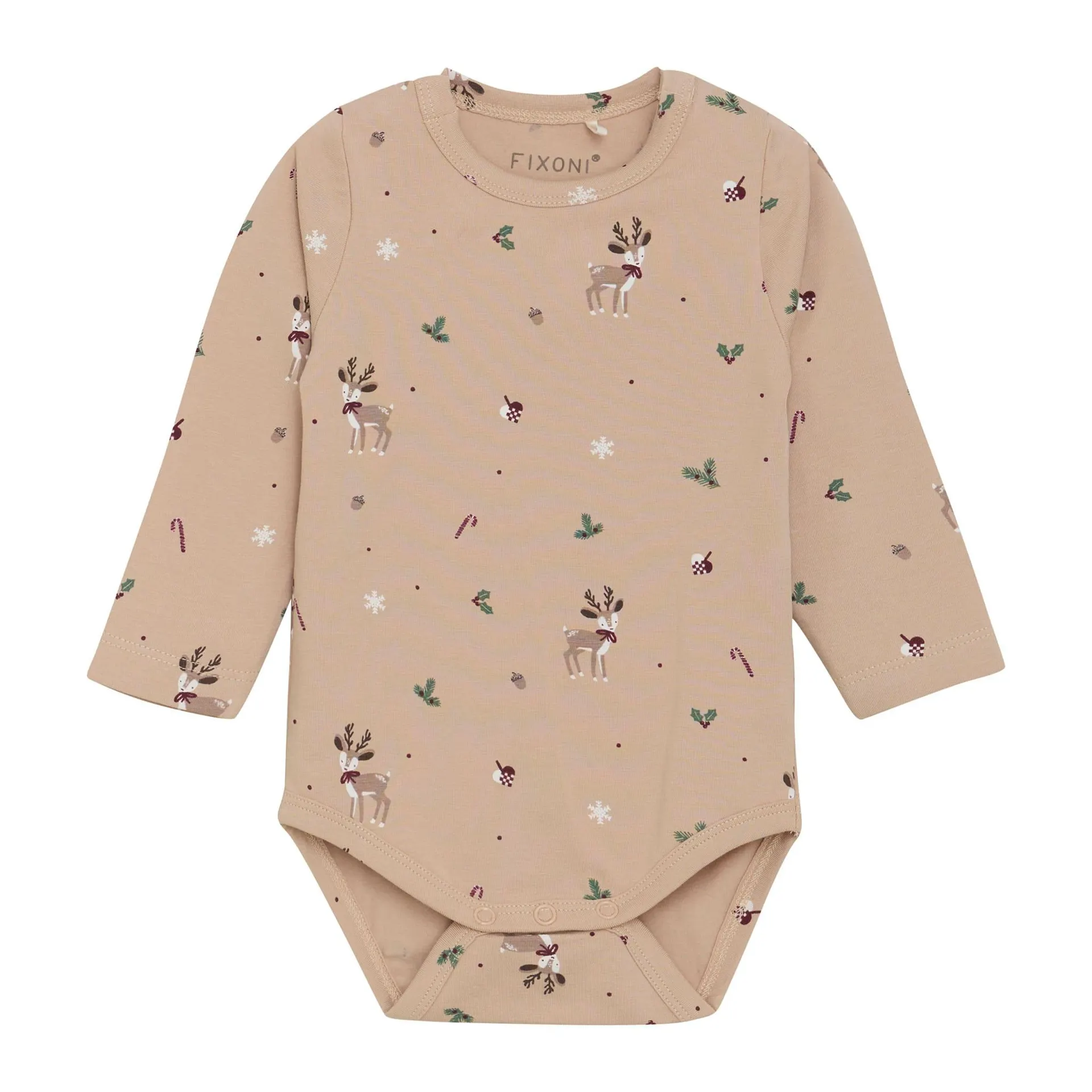 Reindeer Print Bodysuit 6-24m