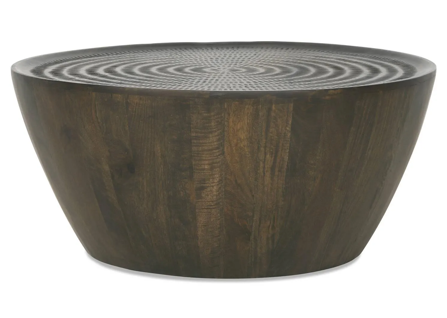 Table basse ronde Jarita -Umed cuivre
