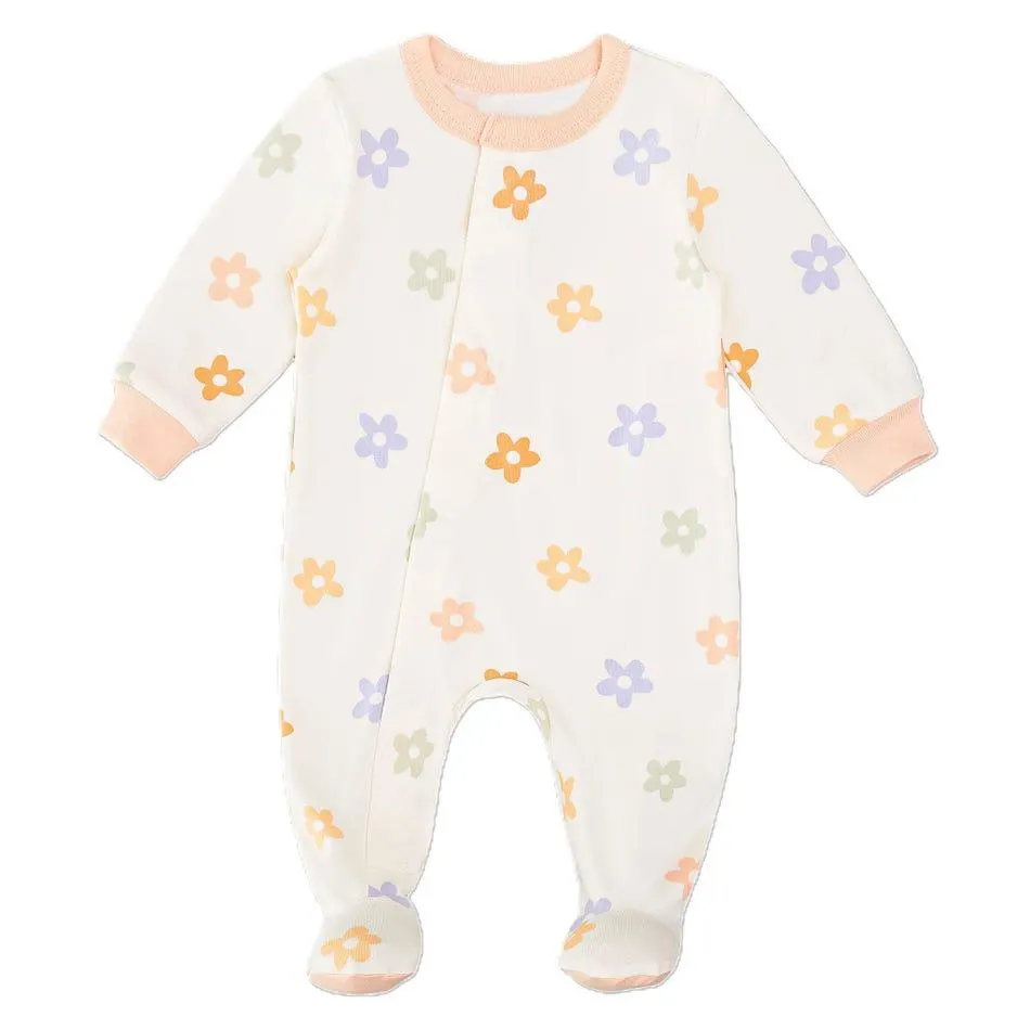 Flowers Magnetic Pajamas Premature-12m