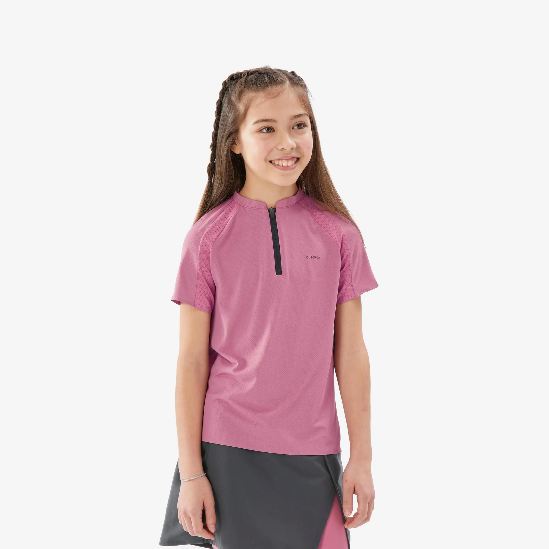 T-shirt de randonnée séchage rapide enfant - MH 900 7-15 ans