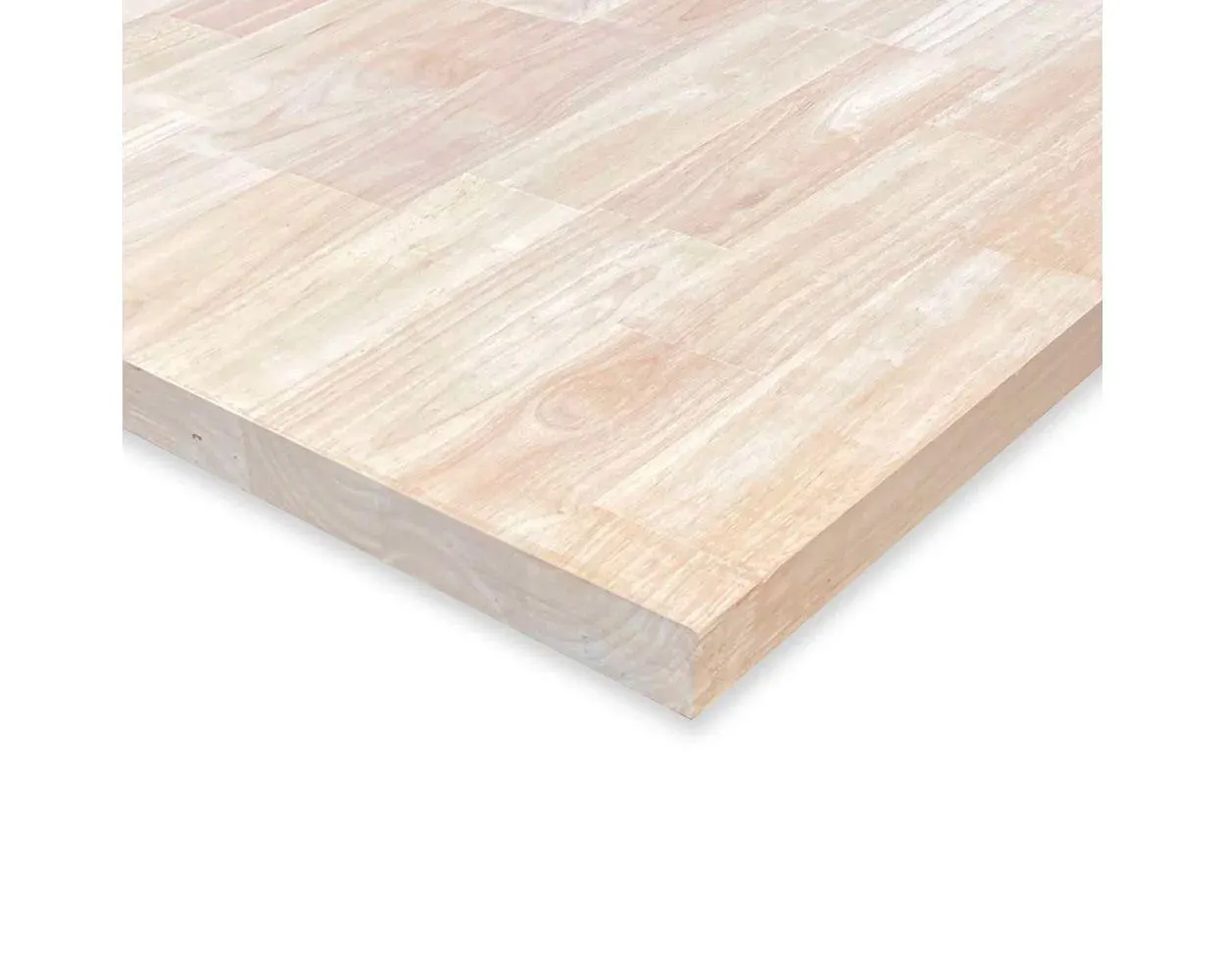 Panneau lamellé en Hévéa 1 ½’’ x 24’’ x 48’’ - Non fini
