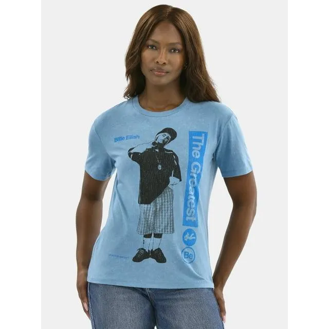 Billie Eilish Women’s Graphic Tee with Short Sleeves, Sizes XXS-2XL