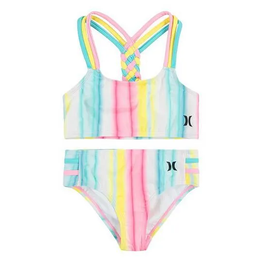 Girls' [4-6X] Braided Multi-Strap Two-Piece Bikini