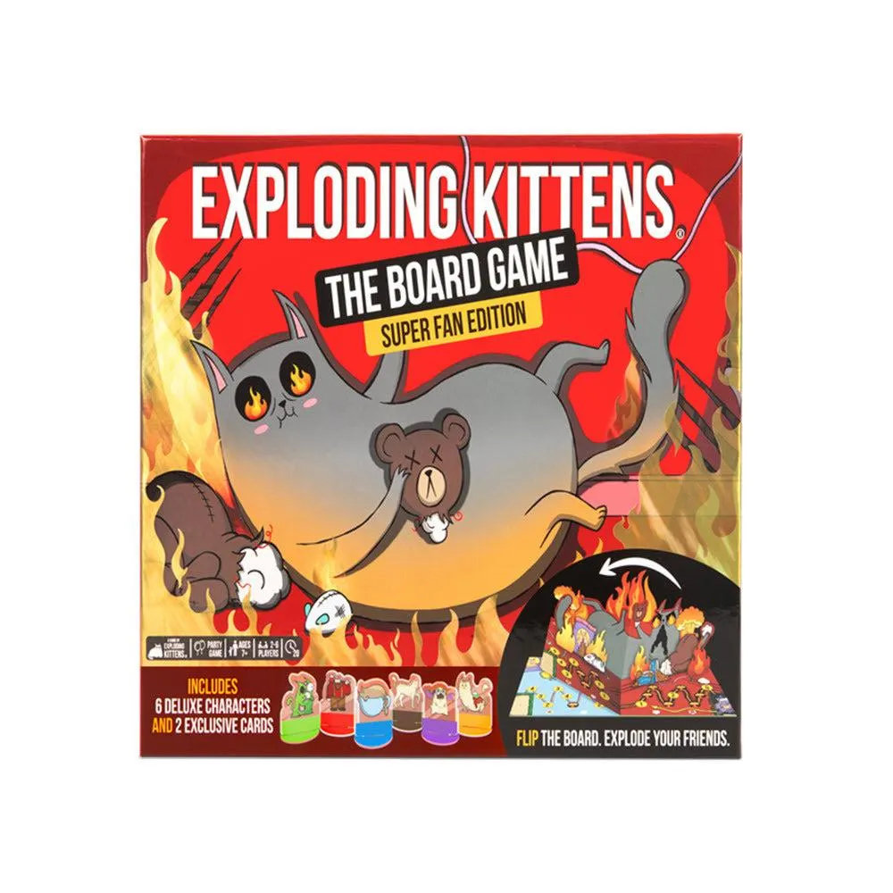 Exploding Kittens - Le jeu de société (Édition Super Fan)
