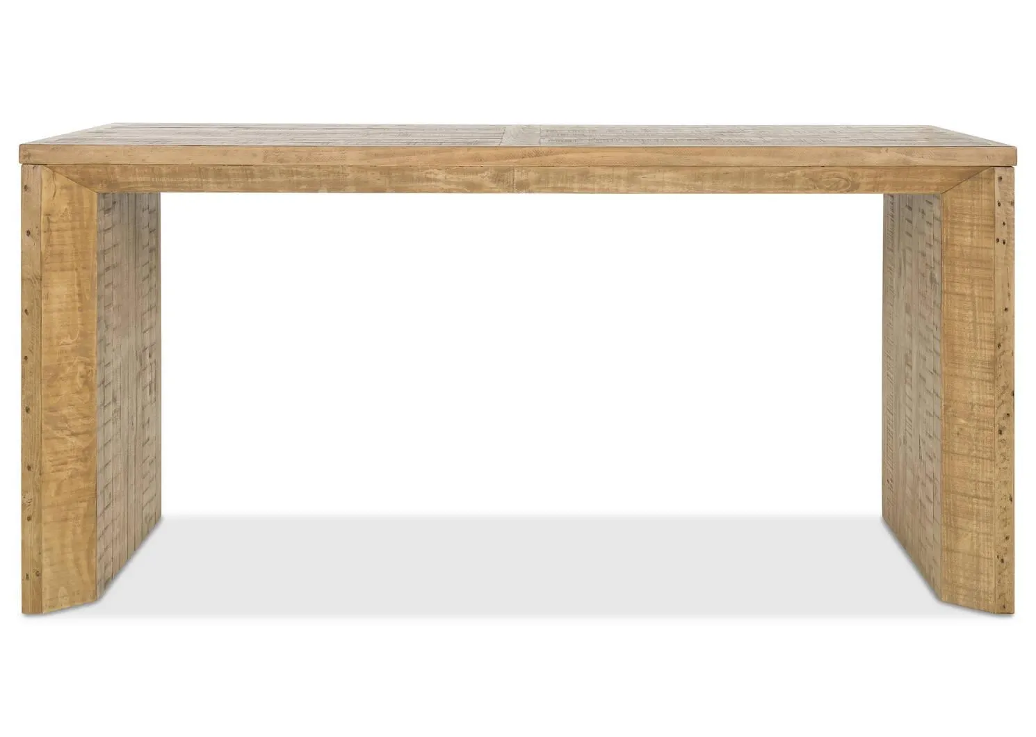 Table comptoir Silvio en bois récupéré -Milo sable