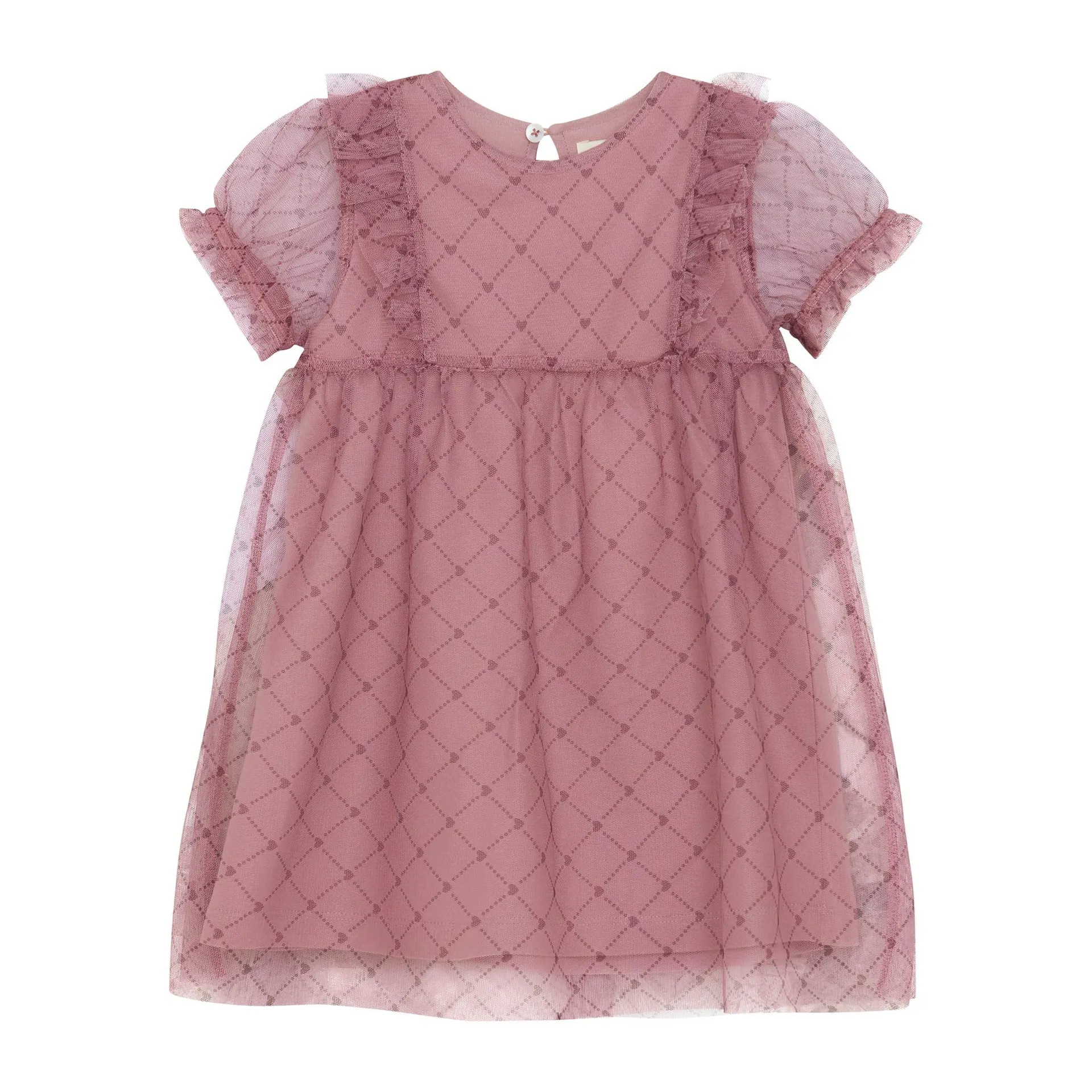 Mesh Heart Dress 12-18m