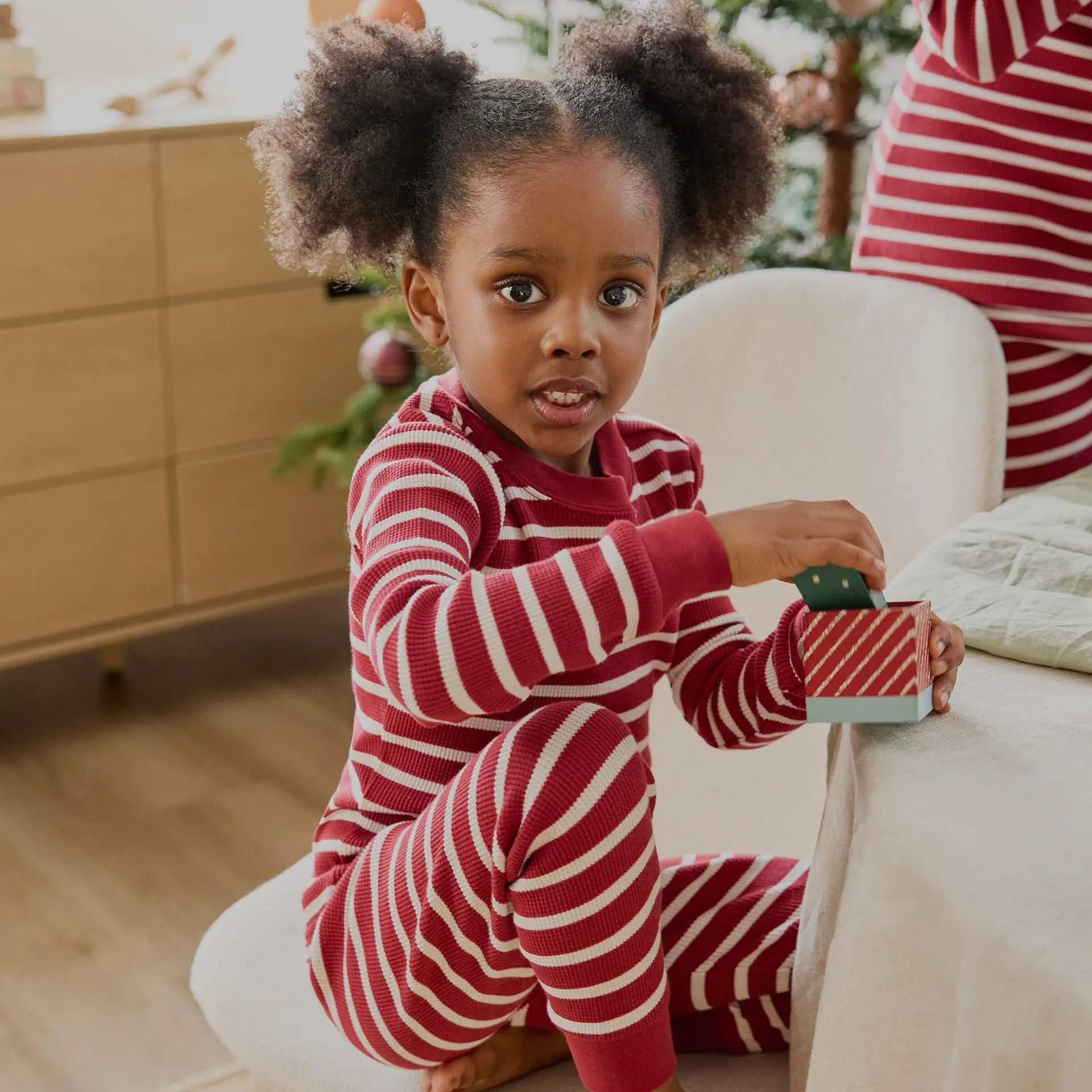 Striped Thermal Pajamas 12-24m