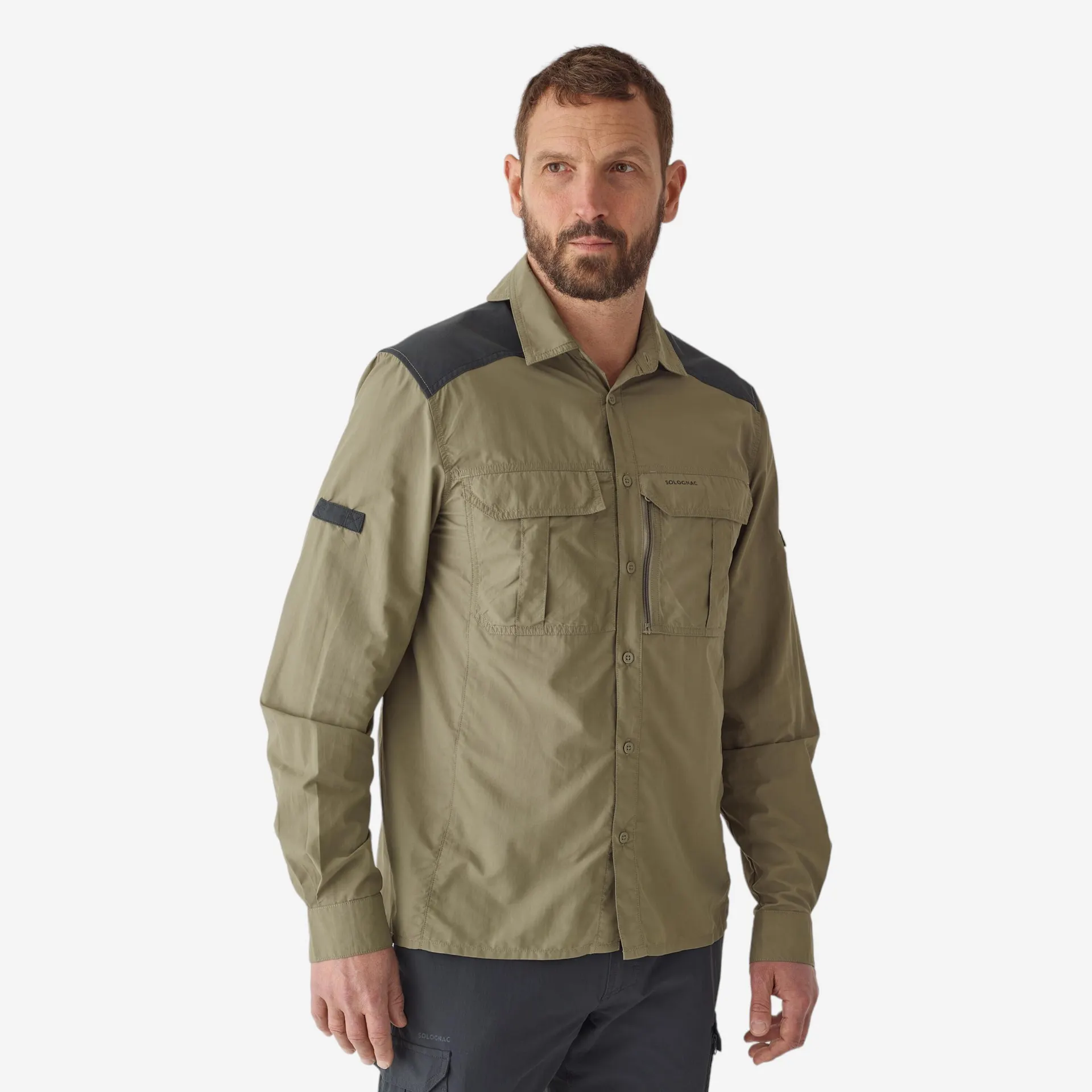 Chemise à manches longues légère et respirante - 520 vert