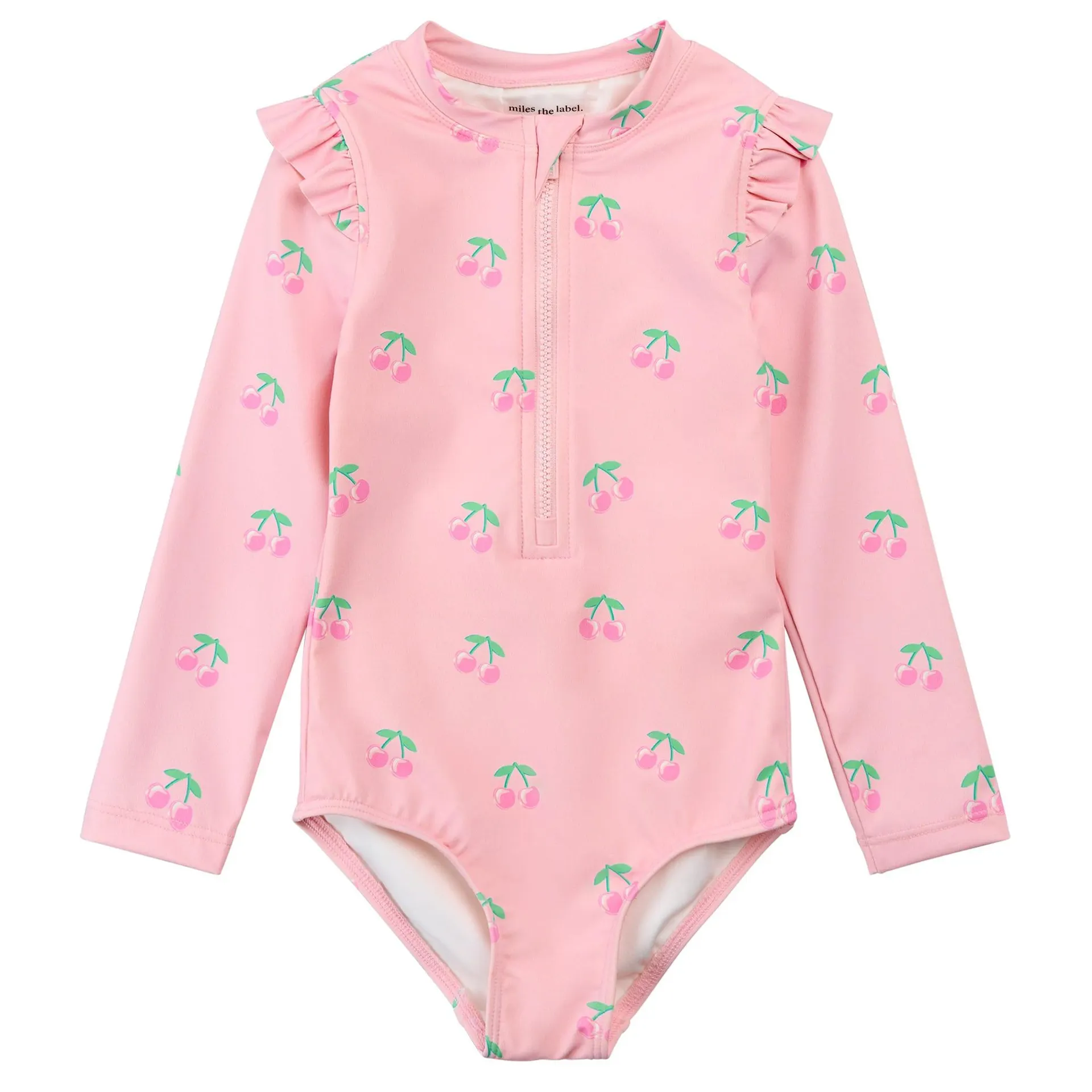 Cherries UV Long Sleeve Swimsuit 12-24m