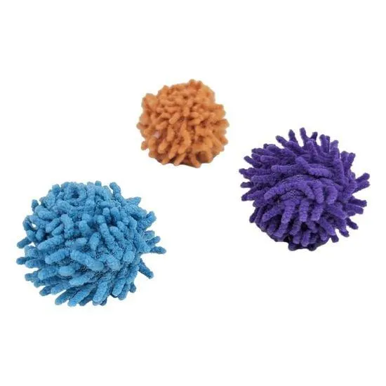 Balle texturée pour chats