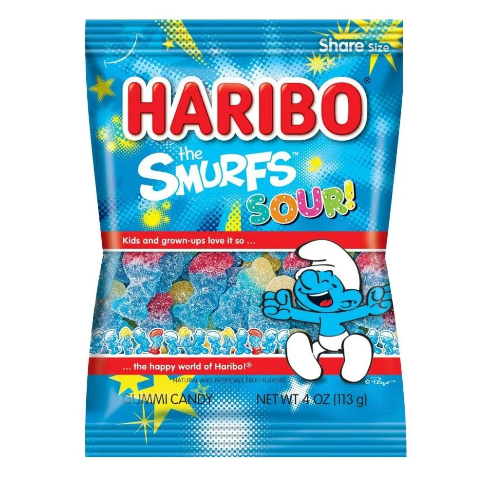Haribo - Smurfs Sûrs - 113 g
