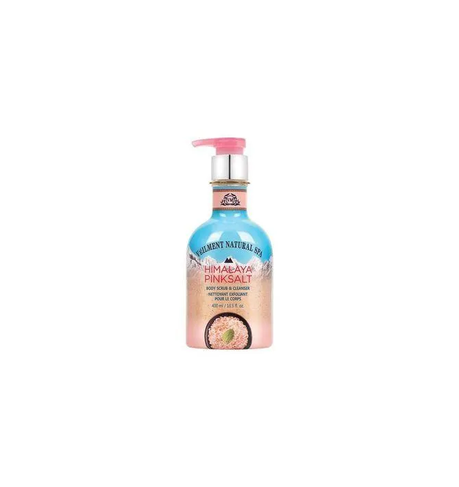 Nettoyant exfoliant pour le corps Sel rose de l’Himalaya Véilment Natural Spa