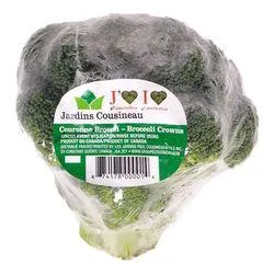 Wrapped Broccoli Crown